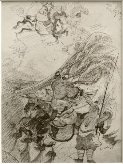 Chinoiserie (kiinalaiset soturit) tekijältä James Sidney Ensor