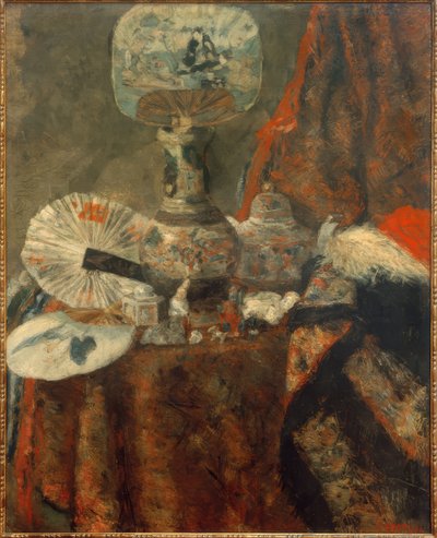 Chinoiseries, tuulettimet ja kankaat tekijältä James Sidney Ensor