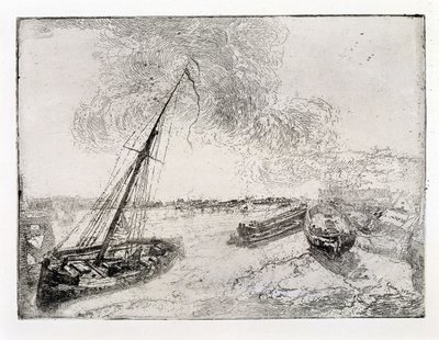 Rantaan ajautuneet veneet tekijältä James Ensor