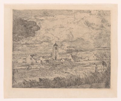 Näkymä Mariakerkelle Grande vue de Mariakerke tekijältä James Ensor