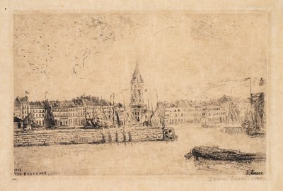 Näkymä Oostendeen itään päin tekijältä James Ensor