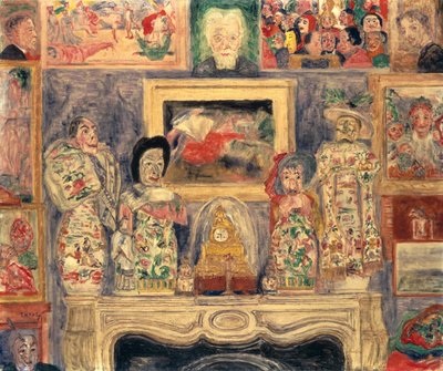 Sisustus kolmella muotokuvalla tekijältä James Ensor