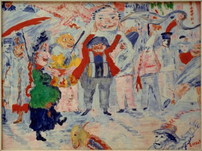 Karnevaali Flanderissa tekijältä James Sidney Ensor