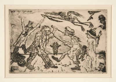 La col?re (Viha), portfoliosta Les p?ch?s capitaux (Kuolemansynnit) tekijältä James Ensor