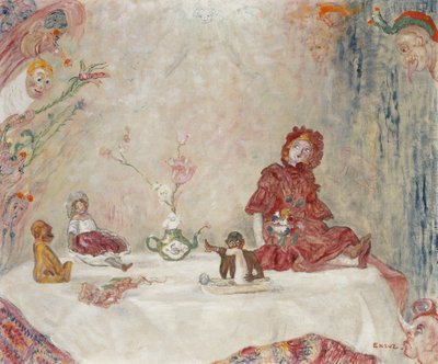 Naamiot ja nuket; Masques et Poupes tekijältä James Ensor