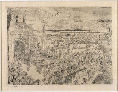 Roomalainen triumfikulkue tekijältä James Ensor