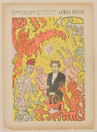 Salon des Cent. Dezember 1898 tekijältä James Ensor