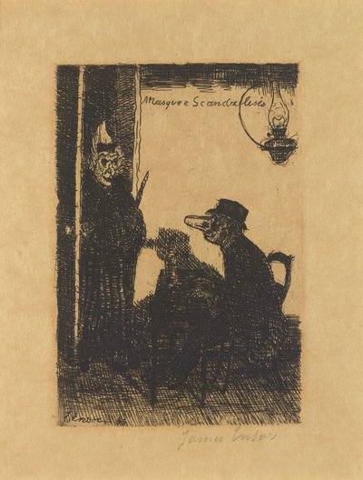 Skandalisierte Masken tekijältä James Ensor