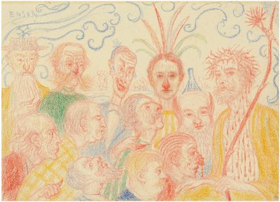 Scenes de la Vie du Christ Kohtauksia Kristuksen elämästä, 1910-1915. tekijältä James Ensor