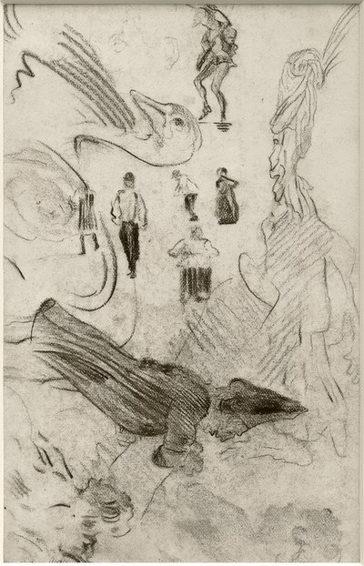 Siluetteja ja groteskeja hahmoja tekijältä James Sidney Ensor