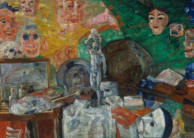 Natura moartă în studio sau atributele artelor finlandeze tekijältä James Ensor