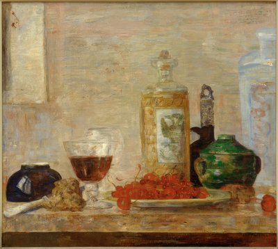Asetelma kirsikoiden kanssa tekijältä James Sidney Ensor