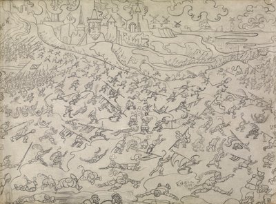 The Dissolute Mercenaries (kynä paperille) tekijältä James Ensor