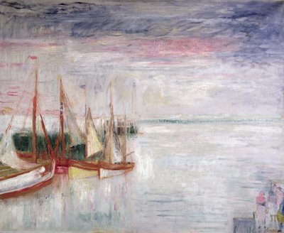Oostenden satama (öljy kankaalle) tekijältä James Ensor