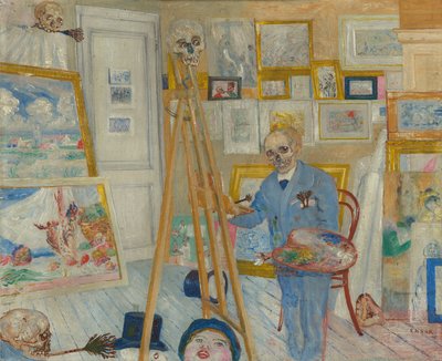 Luurankomaalari tekijältä James Ensor