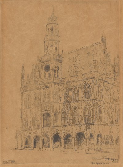Oudenaarden kaupungintalo tekijältä James Ensor