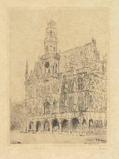 Oudenaarden raatihuone tekijältä James Ensor