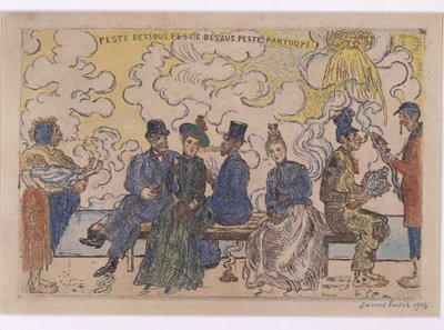 Tuholaista alhaalla, tuholaisia ylhäällä, tuholaisia kaikkialla tekijältä James Ensor