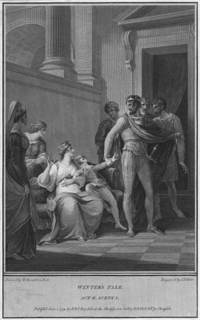 Talven tarina. Laki II. Kohtaus I, 1793. tekijältä James Fittler