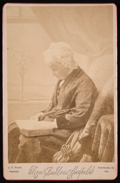 Eliza Ballou Garfieldin muotokuva 1801-1888, 1881. tekijältä James Fitzallen Ryder