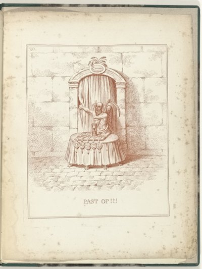 Isän aika tulevaisuuden portille, 1795 Pitää huolta !!! (otsikko esineessä) Hollandia Regenerata (sarjan nimi) tekijältä James Gillray (possibly)