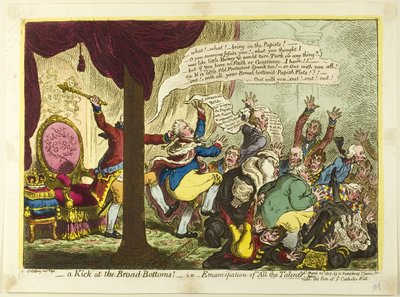 Potku Broad Bottomsissa tekijältä James Gillray