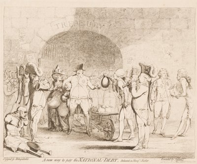 Uusi tapa maksaa valtionvelka tekijältä James Gillray
