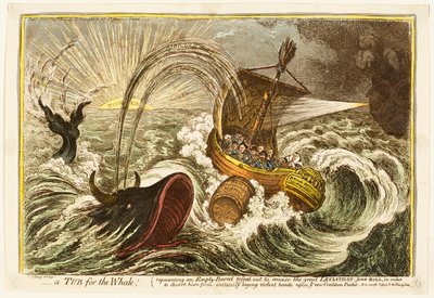 Kylpyamme valaalle! tekijältä James Gillray