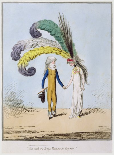 "Ja ota kiinni elävät tavat nouseessaan", julkaisija Hannah Humphrey (käsinvärinen etsaus) tekijältä James Gillray