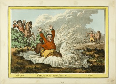 Tulossa kuoleman hetkellä tekijältä James Gillray