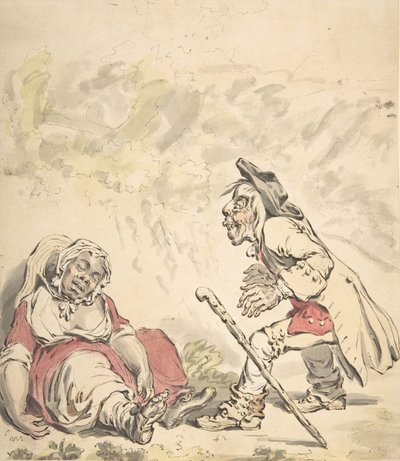 Cymon ja Iphigenia, 1796. tekijältä James Gillray