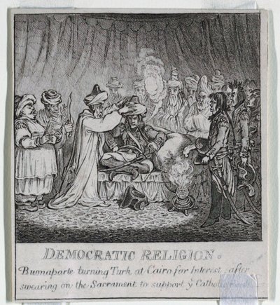 "Demokratia tai luonnos o tekijältä James Gillray