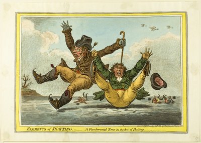 Luistelun elementit: Perusvirhe skeittaustaidossa. tekijältä James Gillray