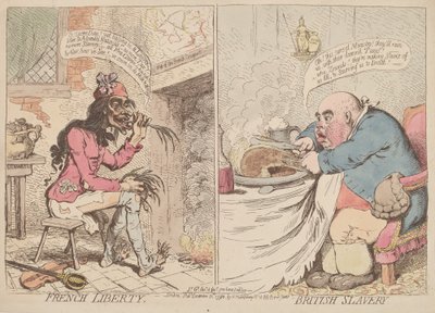 Ranskan vapaus ja brittiorjuus tekijältä James Gillray