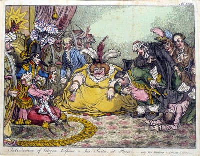 Citizen Volponen ja hänen sviittinsä esittely Pariisissa (Napoleon Bonaparte; Arthur O