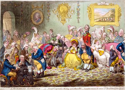 Kansalliskokous, 1804. tekijältä James Gillray
