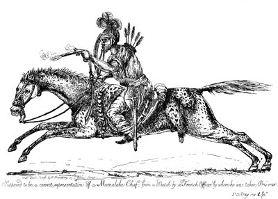 Mamelukien päällikkö, 1798. tekijältä James Gillray
