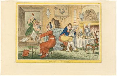 Avioliiton harmoniat (Recto) tekijältä James Gillray