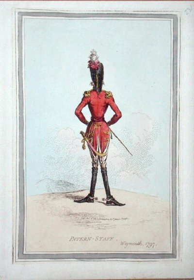 Pattern-Staff, julkaissut Hannah Humphrey vuonna 1797 (käsinvärinen etsaus) tekijältä James Gillray