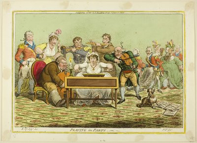Osissa pelaaminen tekijältä James Gillray