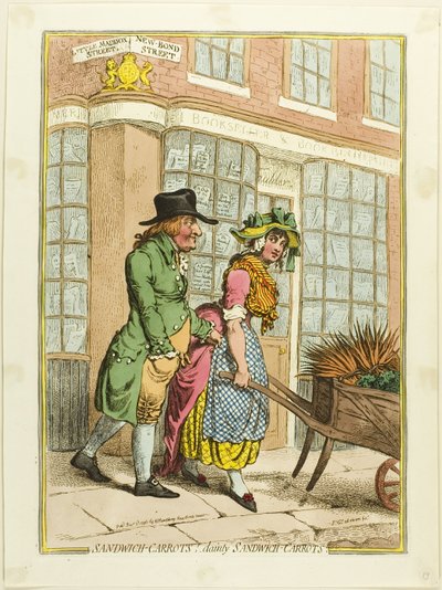 Voileipä-porkkanat!-Herkulliset voileipä-porkkanat tekijältä James Gillray