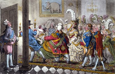 Morsiusyö tekijältä James Gillray