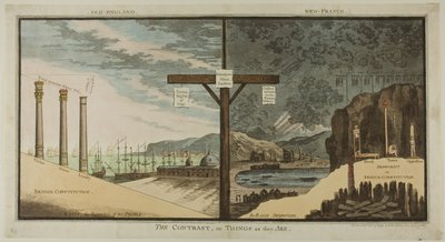 Kontrasti tai asiat sellaisina kuin ne ovat tekijältä James Gillray