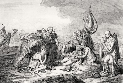 Huonekalut ja erilaiset esineet 1100- ja 1300-luvuilta tekijältä James Gillray