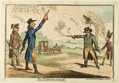 Selitys tekijältä James Gillray