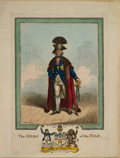 Niilin sankari, 1878 tekijältä James Gillray