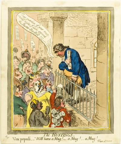 Hustings tekijältä James Gillray