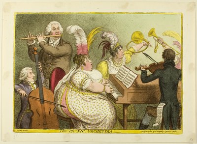 Pic-Nic-orkesteri tekijältä James Gillray