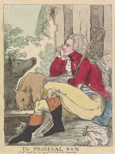 Tuhlaajapoika tekijältä James Gillray
