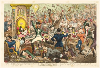 Union Club tekijältä James Gillray